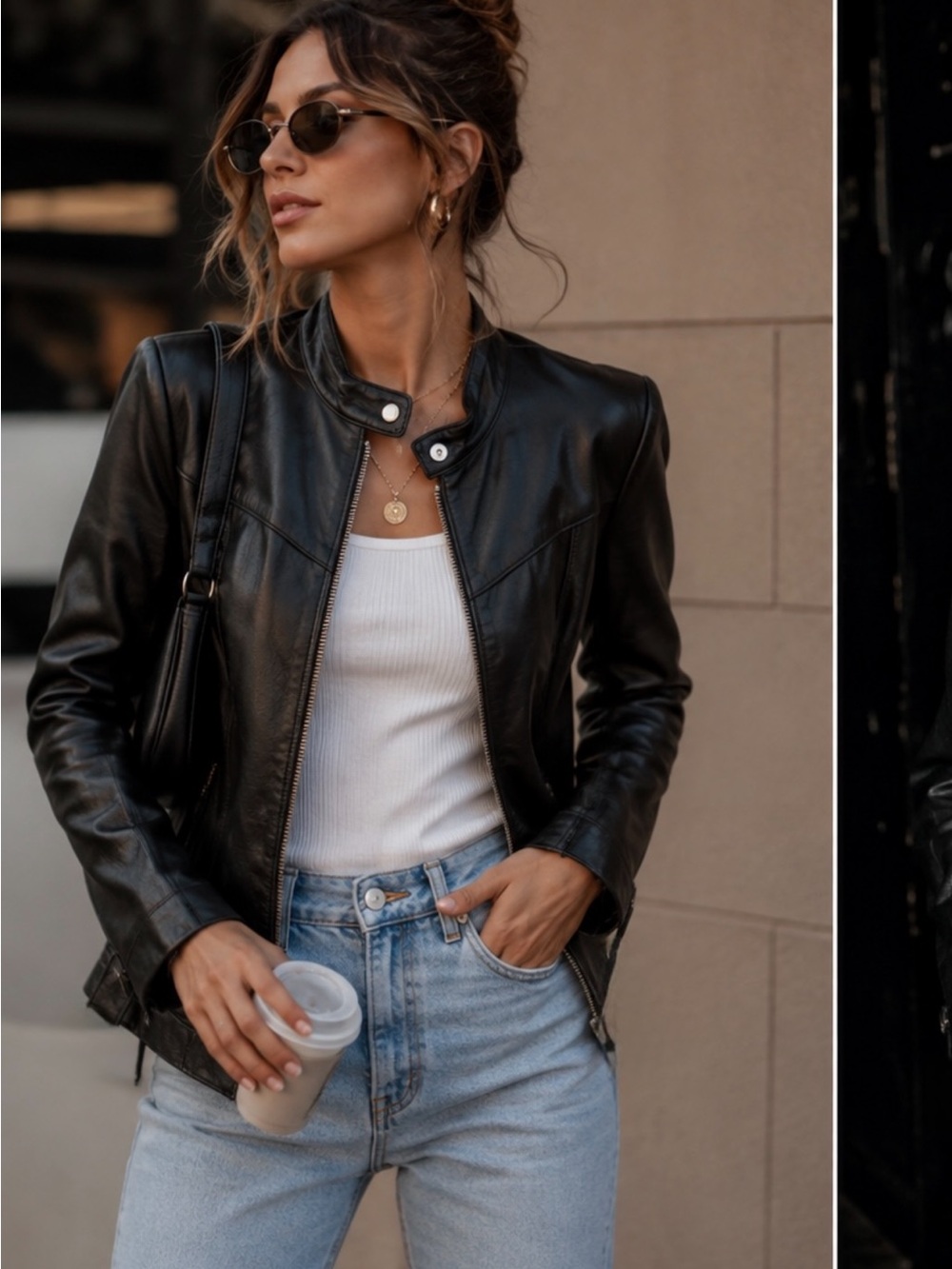 DANIER Genuine Leather Moto Jacket